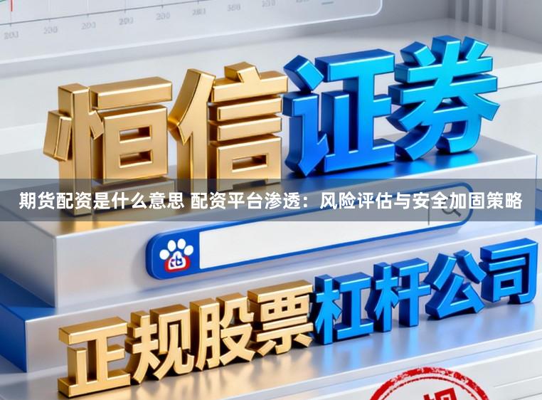 期货配资是什么意思 配资平台渗透：风险评估与安全加固策略